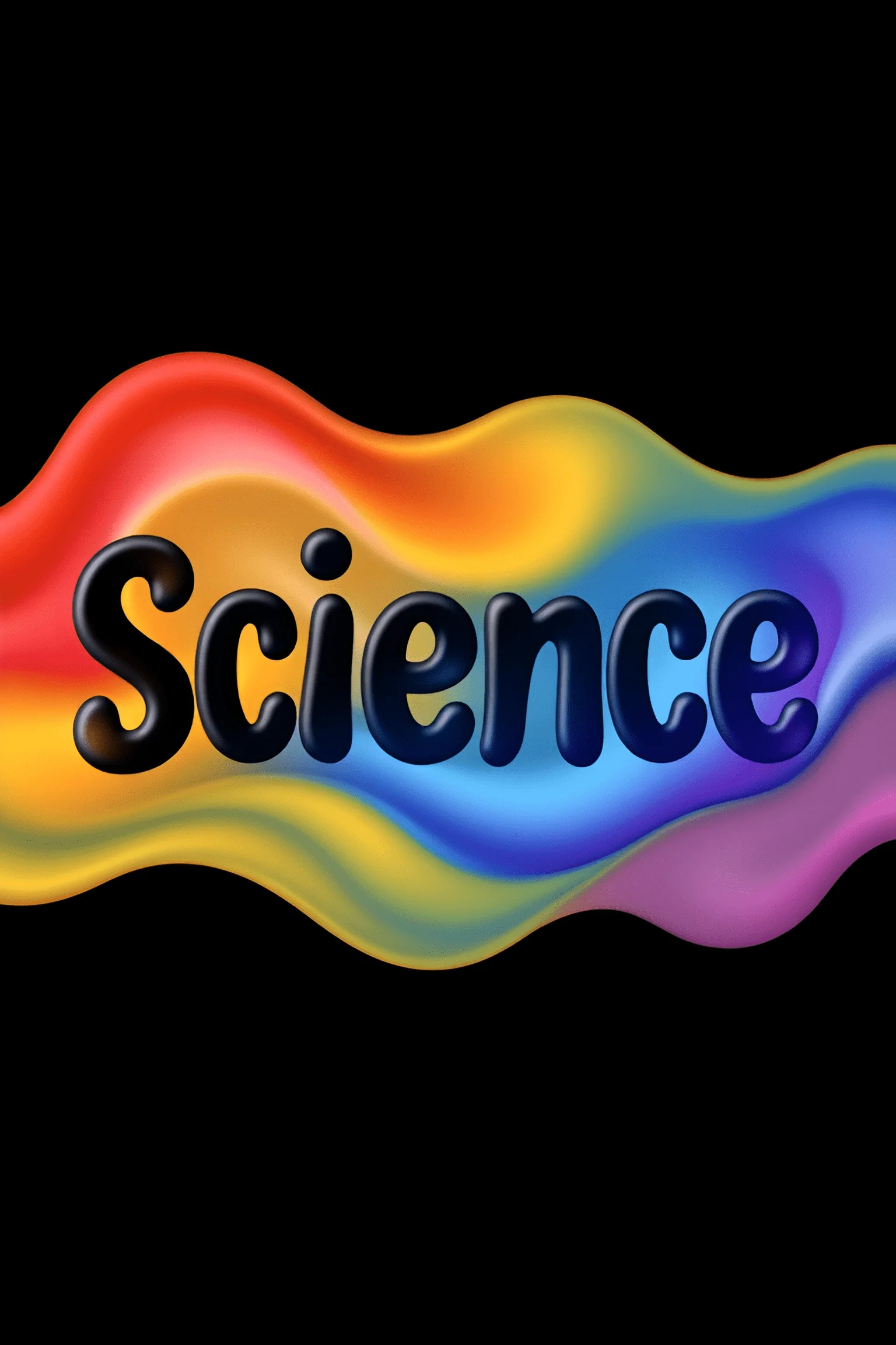 Science Decorative Writing Style Colorful Science Typography Design - Free Download - AI Scribbles