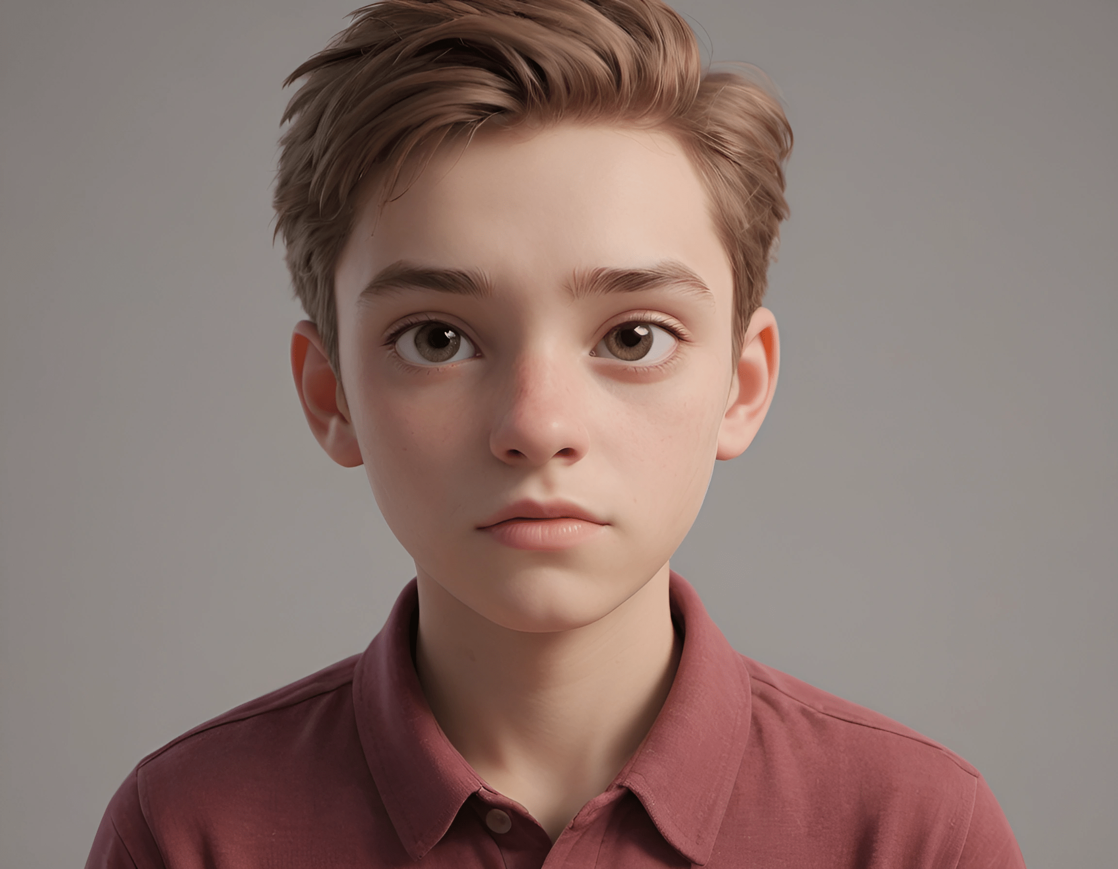 Realic Animation Realistic Animated Boy Portrait - Free Download - AI Scribbles