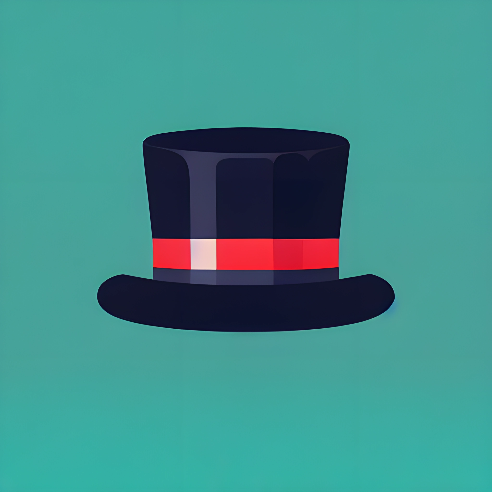 Top Hat Ai Vector Vector Illustration of a Stylish Top Hat - Free Download - AI Scribbles