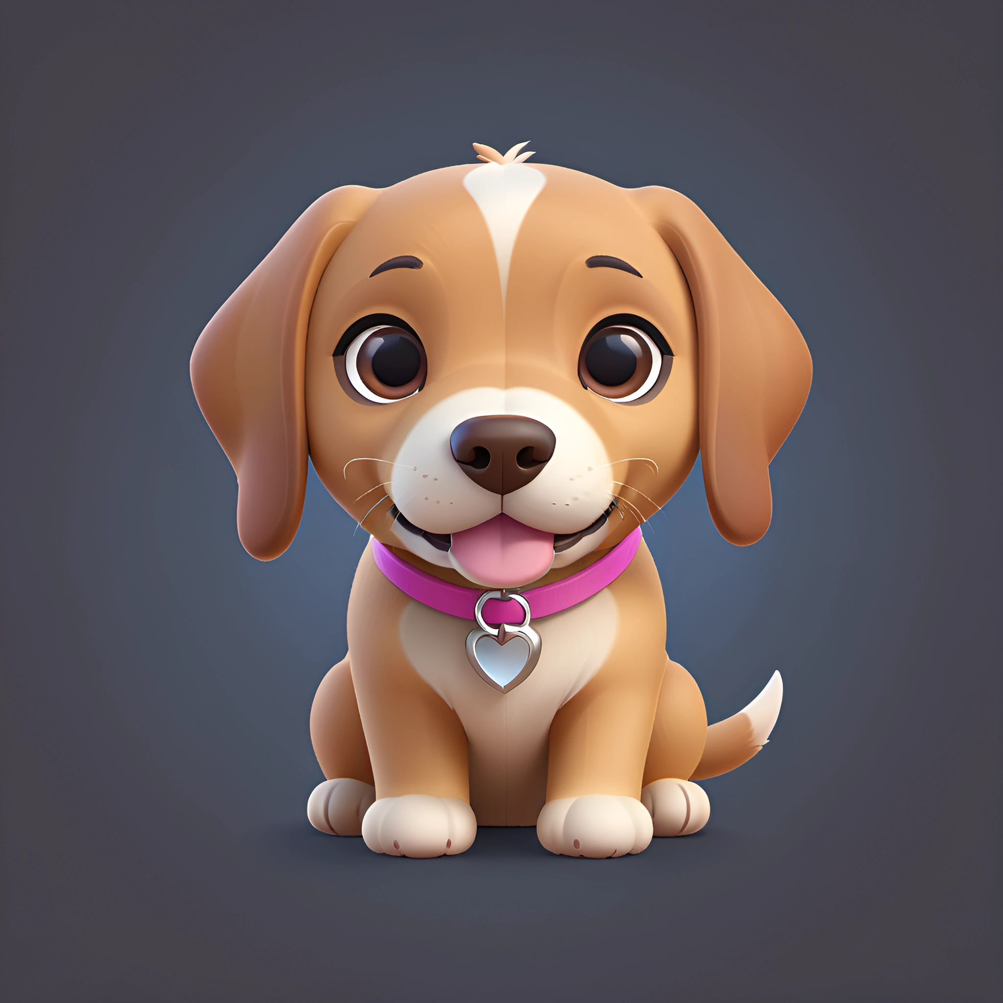Cute Cartoon Beagle Puppy - Free Download - AI Scribbles