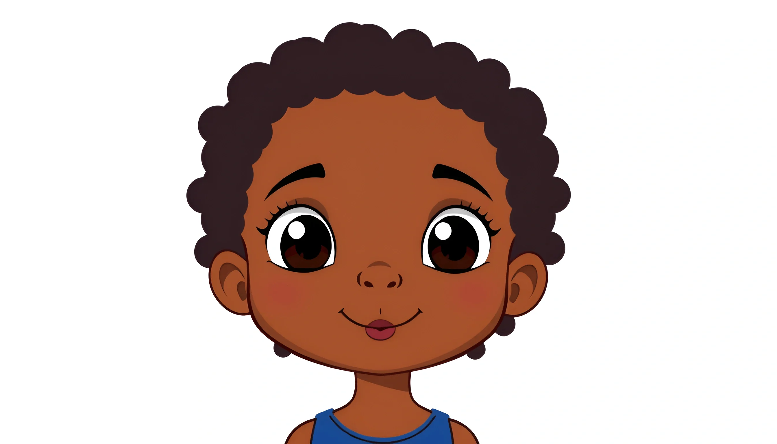 Happy Cartoon Child Character - Free Download - AI Scribbles