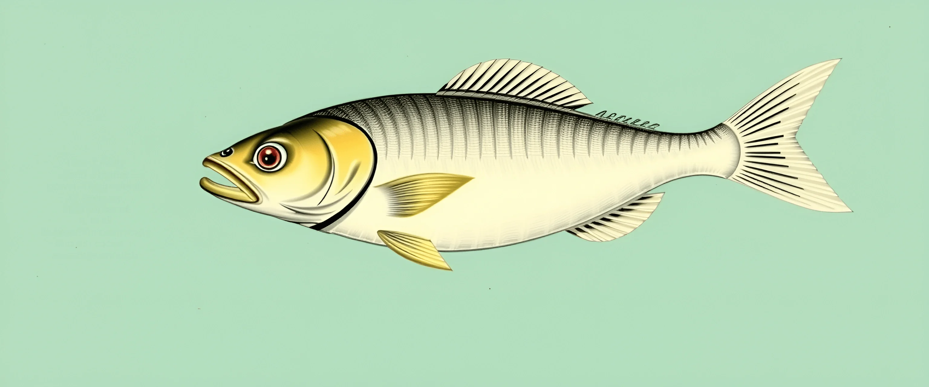 Illustration of a Stylized Fish - Free Download - AI Scribbles