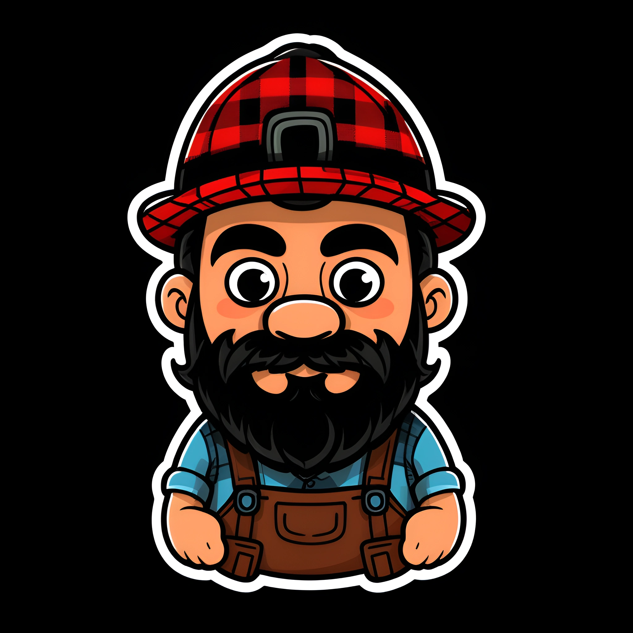 Cartoon Lumberjack Character - Free Download - AI Scribbles