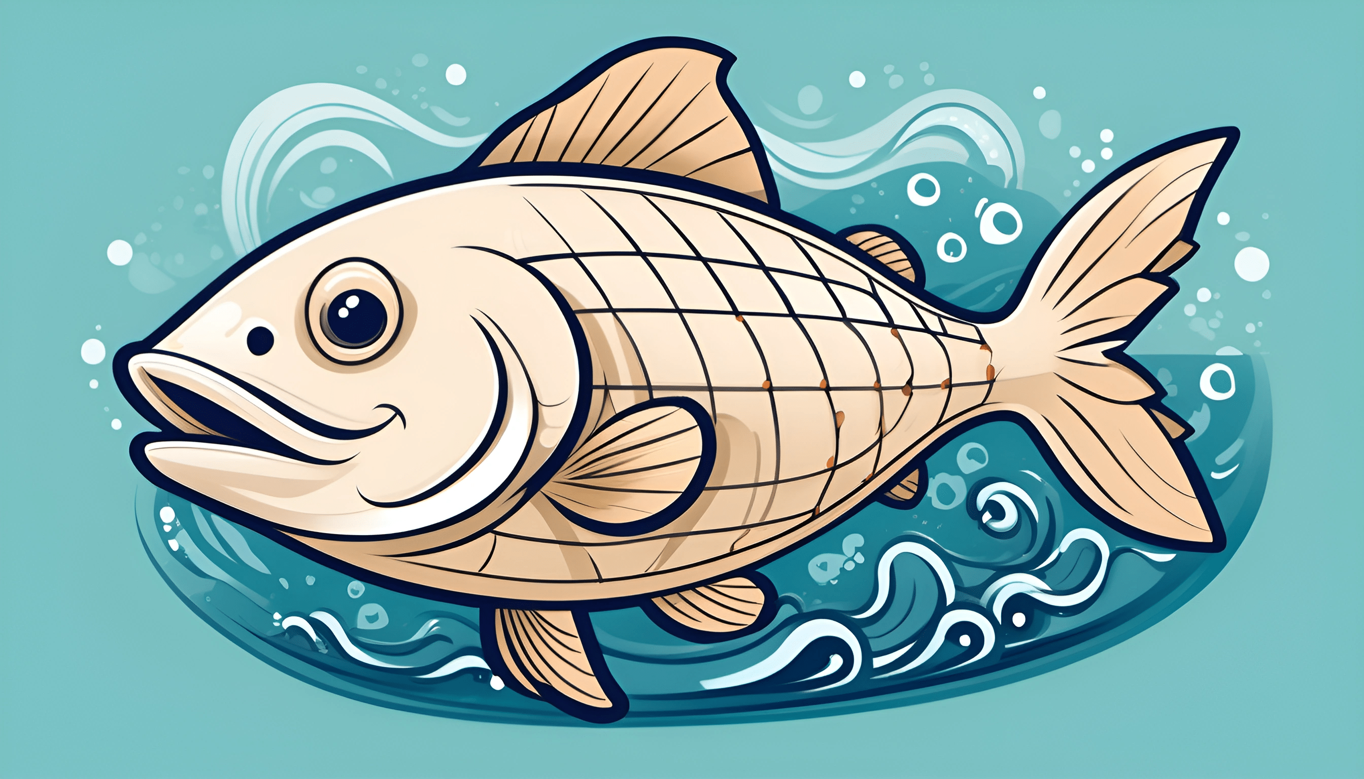 Chartoon Fish Cartoon Fish Illustration - Free Download - AI Scribbles
