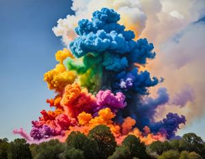 Explosion of Colors - Free Download - AI Scribbles