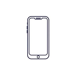 Minimalist Smartphone Line Drawing - Free Download - AI Scribbles