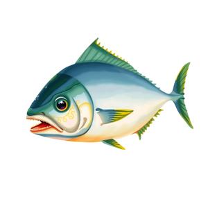 Realistic Digital Illustration of a Fish - Free Download - AI Scribbles