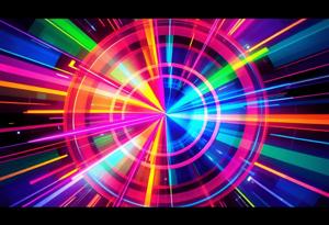 Abstract Digital Explosion With Vibrant Colors - Free Download - AI ...