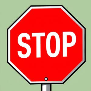Red Octagonal Stop Sign - Free Download - AI Scribbles
